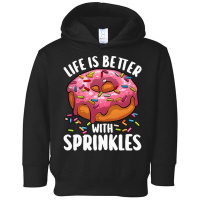 Cool Donut Design For Doughnut Donut Lover Toddler Hoodie