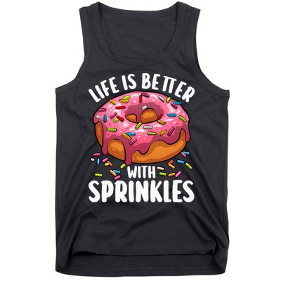Cool Donut Design For Doughnut Donut Lover Tank Top