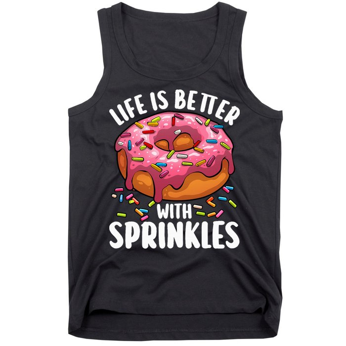 Cool Donut Design For Doughnut Donut Lover Tank Top