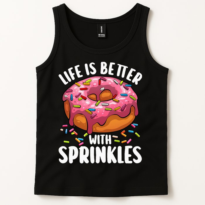Cool Donut Design For Doughnut Donut Lover Tank Top
