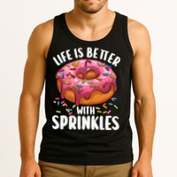Cool Donut Design For Doughnut Donut Lover Tank Top
