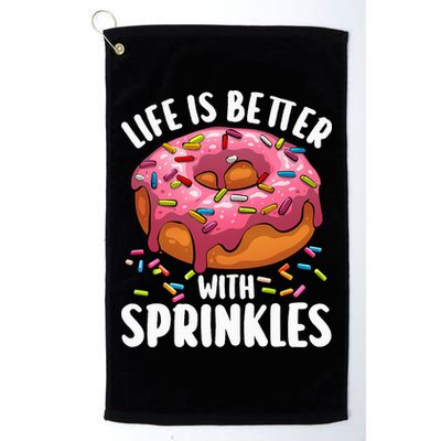 Cool Donut Design For Doughnut Donut Lover Golf Towel