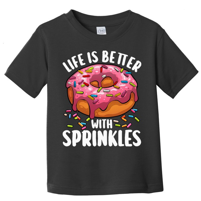 Cool Donut Design For Doughnut Donut Lover Toddler T-Shirt