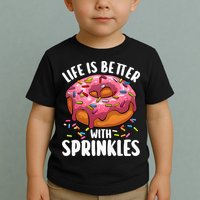 Cool Donut Design For Doughnut Donut Lover Toddler T-Shirt