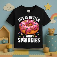 Cool Donut Design For Doughnut Donut Lover Toddler T-Shirt