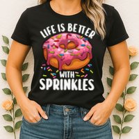 Cool Donut Design For Doughnut Donut Lover Womens T-Shirt