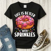 Cool Donut Design For Doughnut Donut Lover Womens T-Shirt