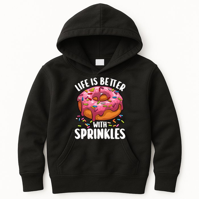 Cool Donut Design For Doughnut Donut Lover Kids Hoodie