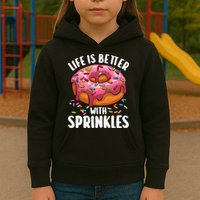 Cool Donut Design For Doughnut Donut Lover Kids Hoodie