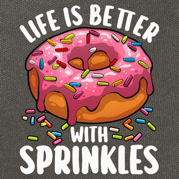 Cool Donut Design For Doughnut Donut Lover Cotton Canvas Backpack