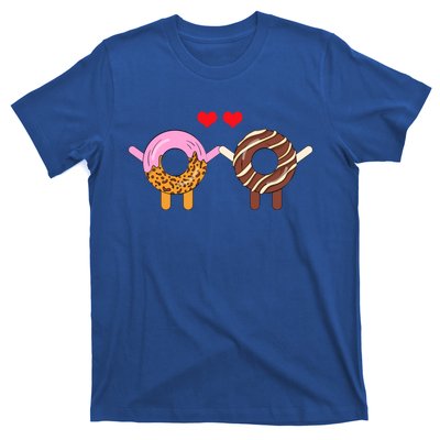 Cute Doughnut Donut Pair Valentines Day Hearts Day Feb 14 Gift T-Shirt