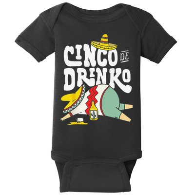 Cinco Drinko De Mayo Fiesta Squad Mexican Party 5 de mayo Baby Bodysuit