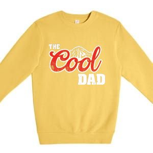 Cool Dad Dad The Legend Best Dad Ever Father's Day Premium Crewneck Sweatshirt