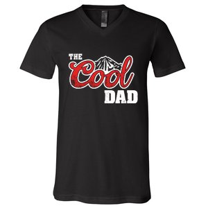 Cool Dad Dad The Legend Best Dad Ever Father's Day V-Neck T-Shirt