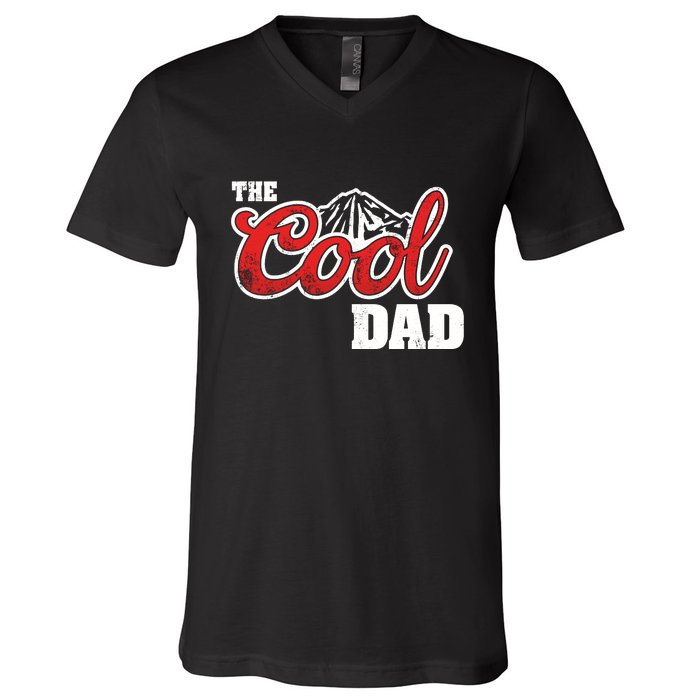 Cool Dad Dad The Legend Best Dad Ever Father's Day V-Neck T-Shirt