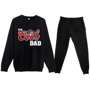 Cool Dad Dad The Legend Best Dad Ever Father's Day Premium Crewneck Sweatsuit Set