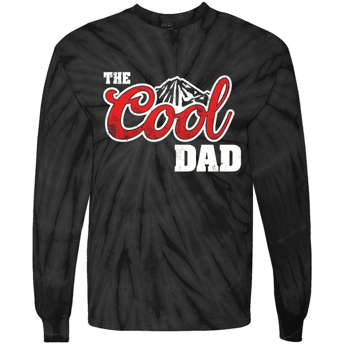 Cool Dad Dad The Legend Best Dad Ever Father's Day Tie-Dye Long Sleeve Shirt