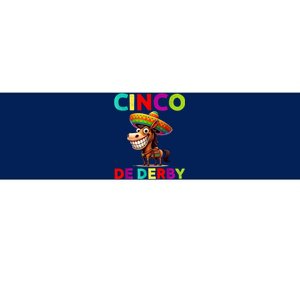 Cinco De Derby Derby Party Funny Horse Racing Sombrero Bumper Sticker