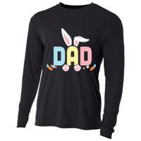 Cute Dad Easter Bunny Ears Father's Day Easter Day Cooling Performance Long Sleeve Crew