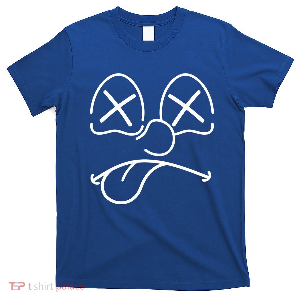 Cartoon Dead Eyes Face T-Shirt