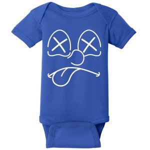 Cartoon Dead Eyes Face Baby Bodysuit