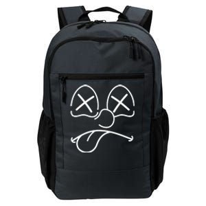 Cartoon Dead Eyes Face Daily Commute Backpack