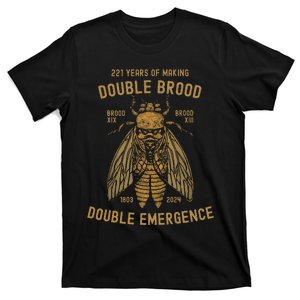 Cicada Double Emergence 2024 Brood Xiii Xix Locust T-Shirt