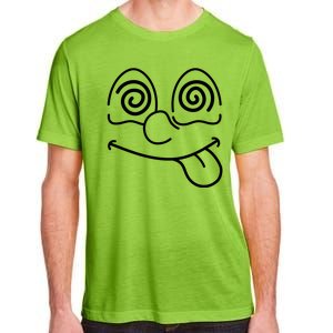 Cartoon Dizzy Eyes Face Adult ChromaSoft Performance T-Shirt