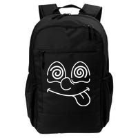Cartoon Dizzy Eyes Face Backpack