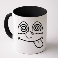 Cartoon Dizzy Eyes Face Mug