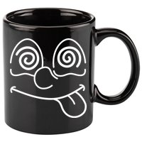 Cartoon Dizzy Eyes Face 11oz C Handle Ceramic Mug