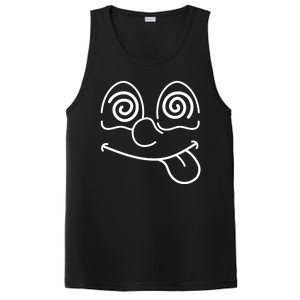 Cartoon Dizzy Eyes Face PosiCharge Competitor Tank