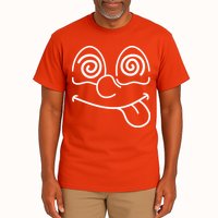 Cartoon Dizzy Eyes Face Tall T-Shirt