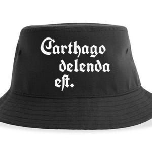 Carthago Delenda Est Sustainable Bucket Hat