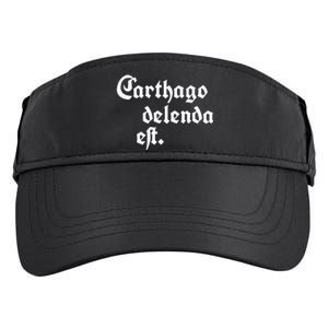 Carthago Delenda Est Adult Drive Performance Visor