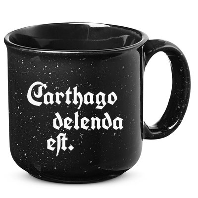 Carthago Delenda Est 15oz Campfire Ceramic Mug