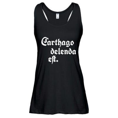 Carthago Delenda Est Ladies Essential Flowy Tank