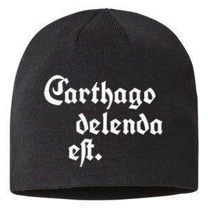 Carthago Delenda Est Sustainable Beanie