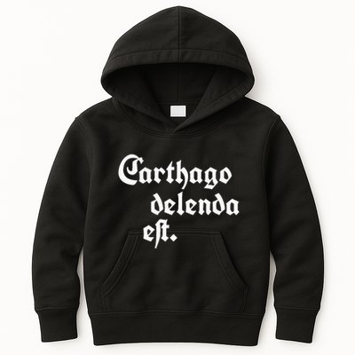 Carthago Delenda Est Kids Hoodie