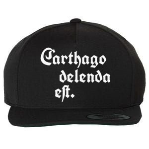 Carthago Delenda Est Wool Snapback Cap