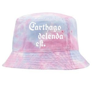 Carthago Delenda Est Tie-Dyed Bucket Hat