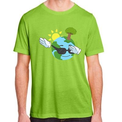 Cool Dabbing Earth Day For And Adult ChromaSoft Performance T-Shirt