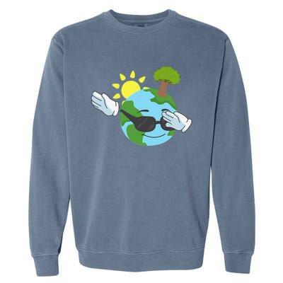 Cool Dabbing Earth Day For And Garment-Dyed Sweatshirt