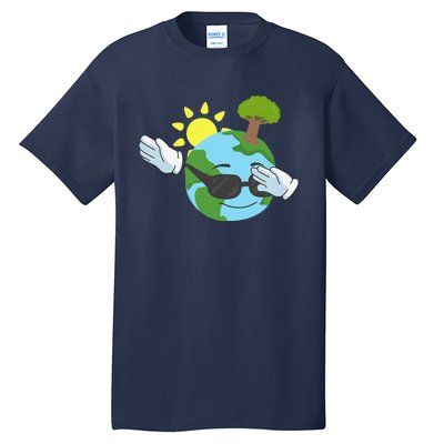 Cool Dabbing Earth Day For And Tall T-Shirt