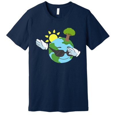 Cool Dabbing Earth Day For And Premium T-Shirt