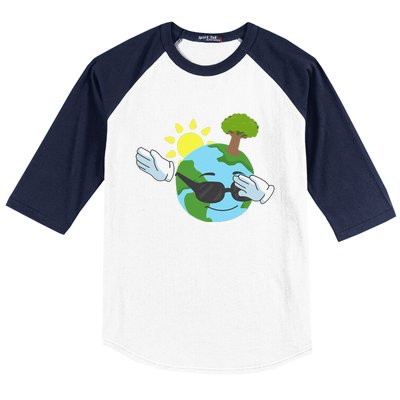 Cool Dabbing Earth Day For And Baseball Sleeve Shirt