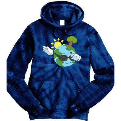 Cool Dabbing Earth Day For And Tie Dye Hoodie