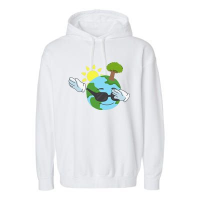 Cool Dabbing Earth Day For And Garment-Dyed Fleece Hoodie