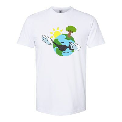 Cool Dabbing Earth Day For And Softstyle CVC T-Shirt