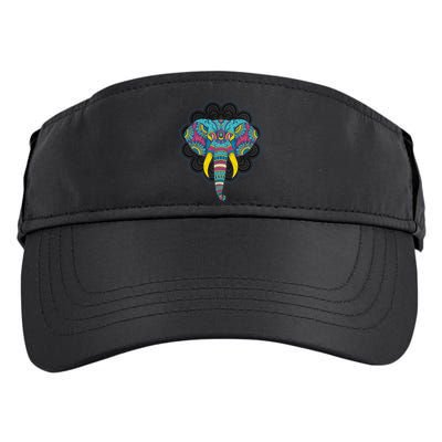 Colorful Dala Elephant For Yoga Meditation Gift Adult Drive Performance Visor